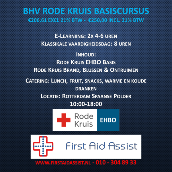 Rode Kruis BHV Basiscursus €235.54 - Afbeelding 2